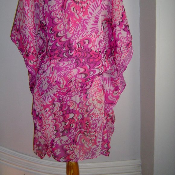 Pink Patterned Swim Coverup - Picture 5 of 8